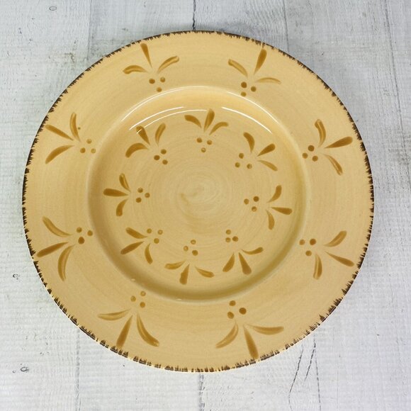 Home Target HMQ 91 Various Color Hand Painted  Stoneware Salad Lunch Plate Set 3 - Picture 5 of 14